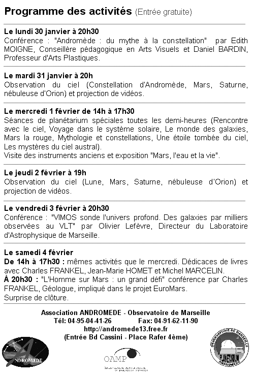 les rencontres du ciel